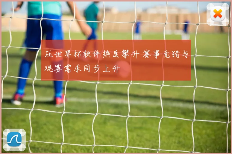 压世界杯软件热度攀升 赛事竞猜与观赛需求同步上升